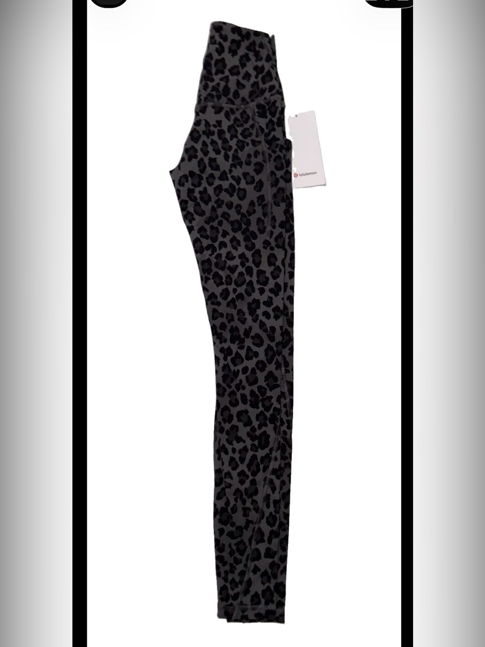 NWT•LULULEMON•SIZE 2•ALIGN HI RISE 28”L PANT*POCKETS•TRUE LEOPARD BLACK MULTI - Picture 13 of 16